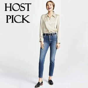 NWT Joe's Jeans blue med. wash faded high rise skinny ankle denim jeans